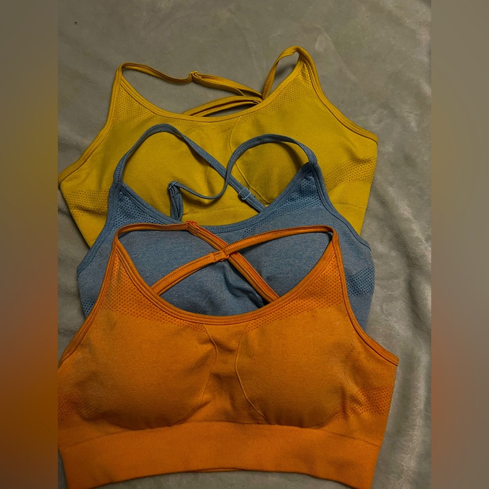 Spring color collection sports bras